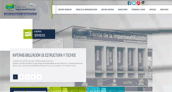 Desktop Screenshot of centrodelaimpermeabilizacion.com